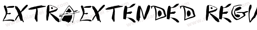 ExtraExtended Regula字体转换